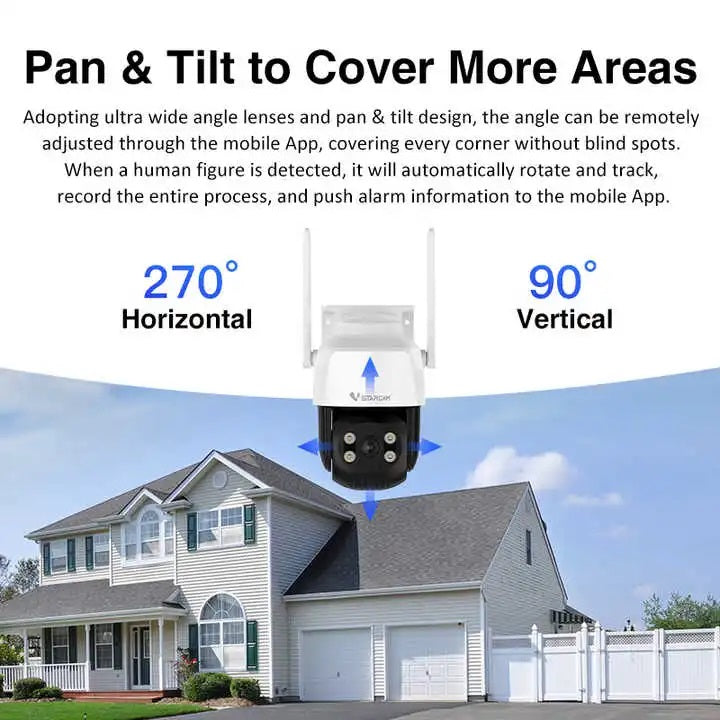 Camara Ip Exterior Domo Vstarcam 1280x720px