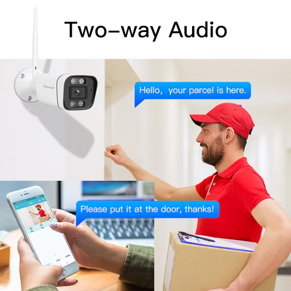 Cámara Ip Exterior Fija Vstarcam 3MP