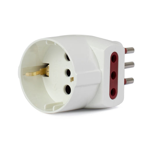 ADAPTADOR SCHUKO + 2 TRES EN LINEA A SCHUKO