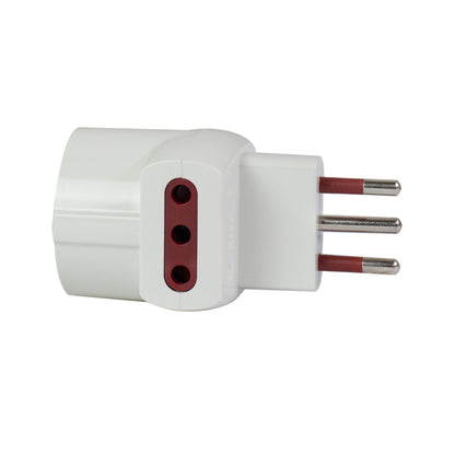 ADAPTADOR SCHUKO + 2 TRES EN LINEA A SCHUKO