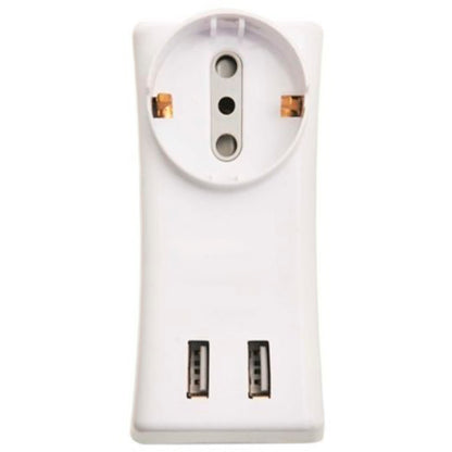 ADAPT. SCHK + 2TCTE 3L A FICHA + 2 USB