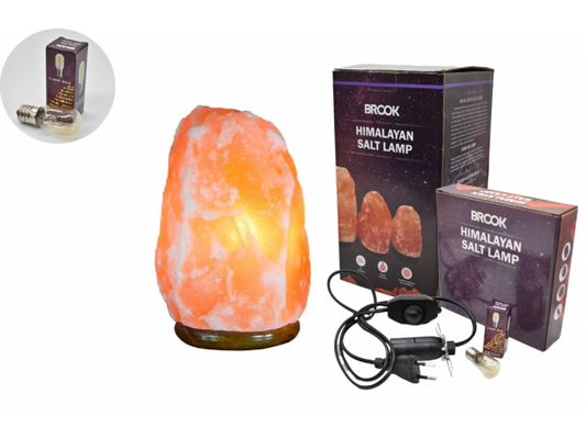 Lámpara de sal amarilla 2 a 3 kg 20x8cm