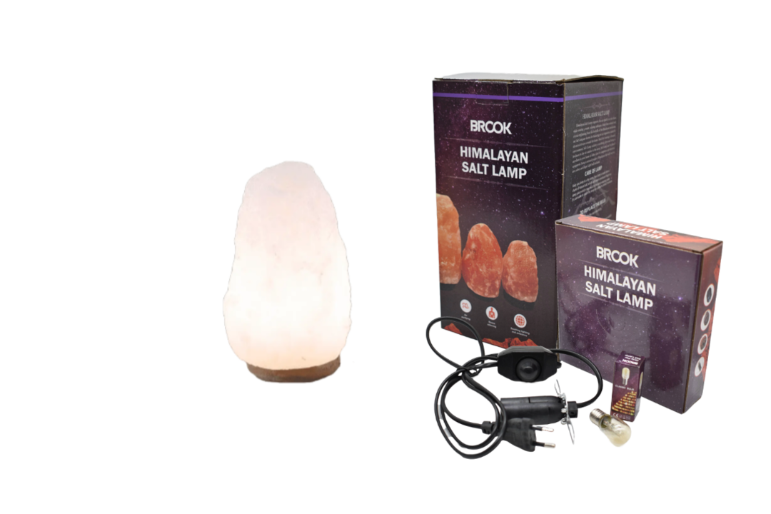 Lampara de Sal Blanca de 2 a 3kg