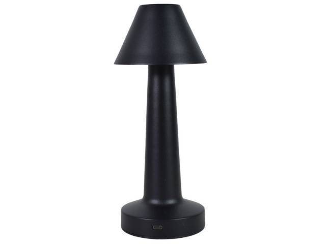 Lámpara de escritorio recargable digital rosa gold 24cm